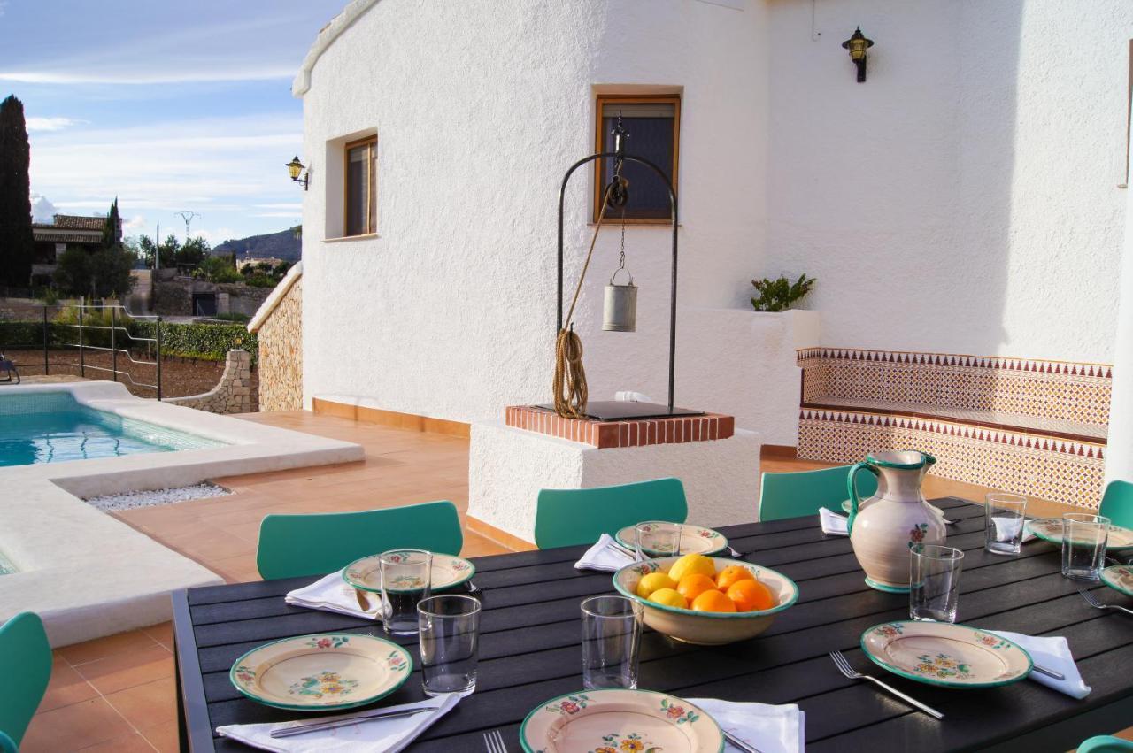 La Senia Villa Jalon Bagian luar foto